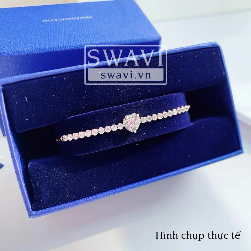 5646745 Lắc Tay Swarovski One Bracelet, Heart, Pink