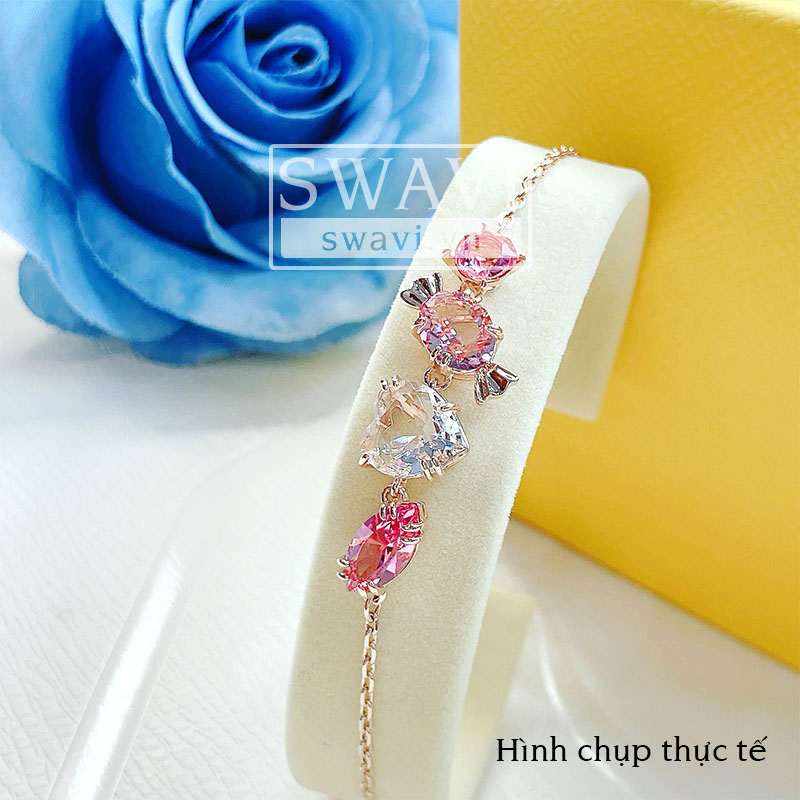 5626656 Lắc Tay Swarovski Gema 520 Bracelet, Candy, Pink