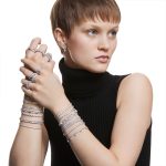 5465384 Lắc Tay Swarovski Subtle Trilogy bracelet, Round cut