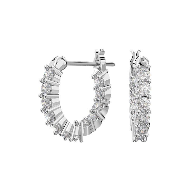 5633866 Bông Tai Swarovski Chính Hãng Matrix Vittore Hoop Earrings