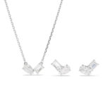 Bộ trang sức Swarovski 5665829 Mesmera set Zirconia trắng