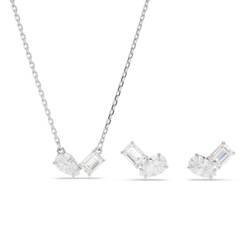 Bộ trang sức Swarovski 5665829 Mesmera set Zirconia trắng
