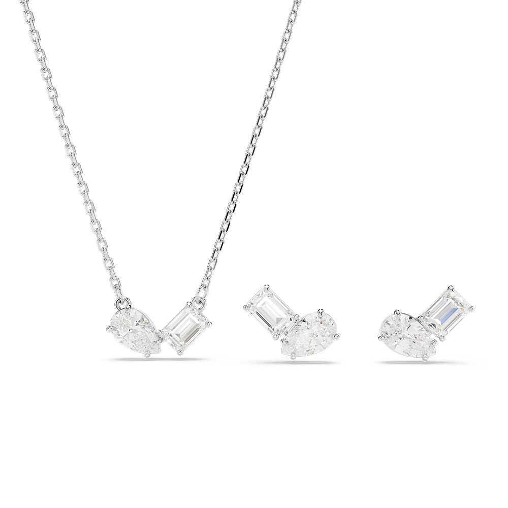 Bộ trang sức Swarovski 5665829 Mesmera set Zirconia trắng