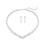 Bộ trang sức Swarovski 5674306 Mesmera set Zirconia trắng