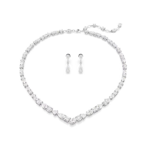 Bộ trang sức Swarovski 5674306 Mesmera set Zirconia trắng
