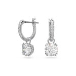 Bông tai Swarovski 5636717 Stilla drop earrings Zirconia trắng