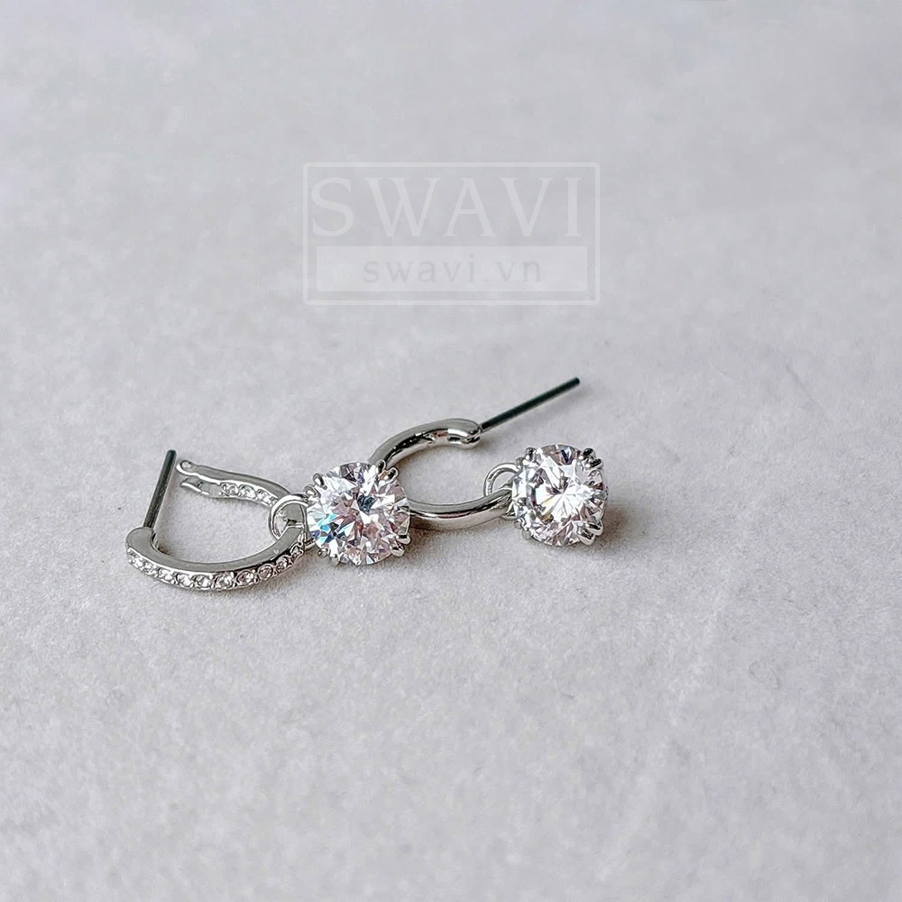 Bông tai Swarovski 5636717 Stilla góc nghiêng