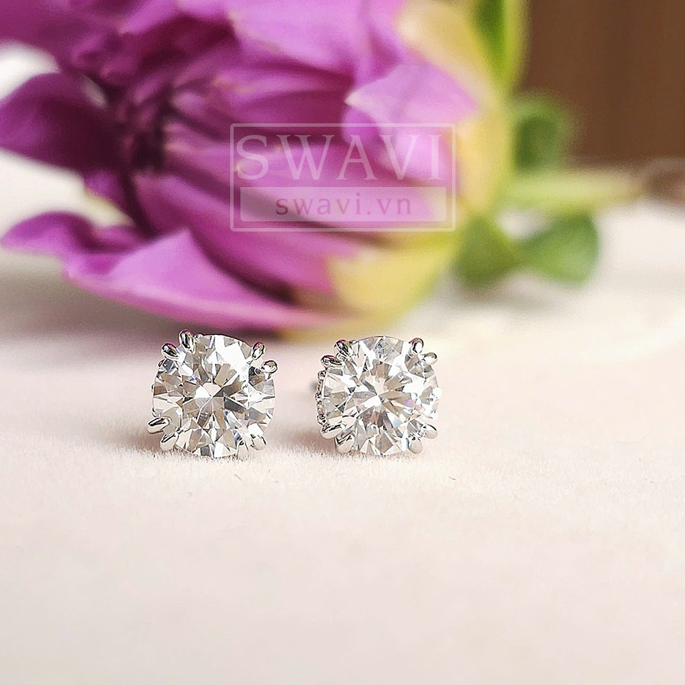 Chi tiết Zirconia bông tai Swarovski 5636712 Stilla