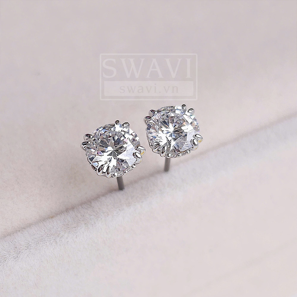Chi tiết Zirconia bông tai Swarovski 5636712 Stilla