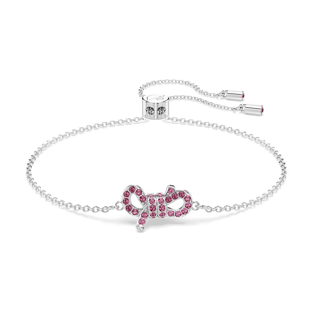 Lắc tay Swarovski Lifelong Bow 5723553 pha lê hồng mạ rhodium
