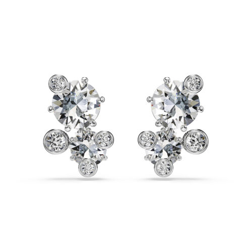 Bông tai Swarovski 5732253 Constella stud earrings màu trắng