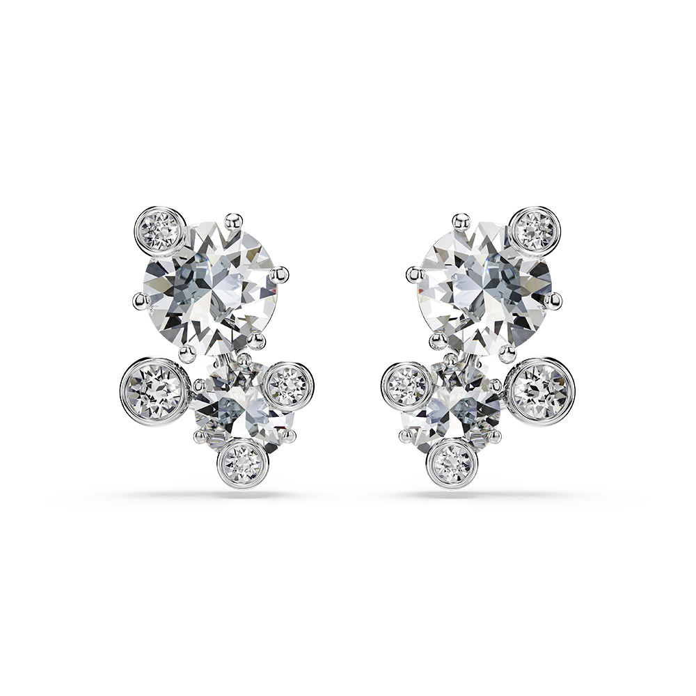 Bông tai Swarovski 5732253 Constella stud earrings màu trắng