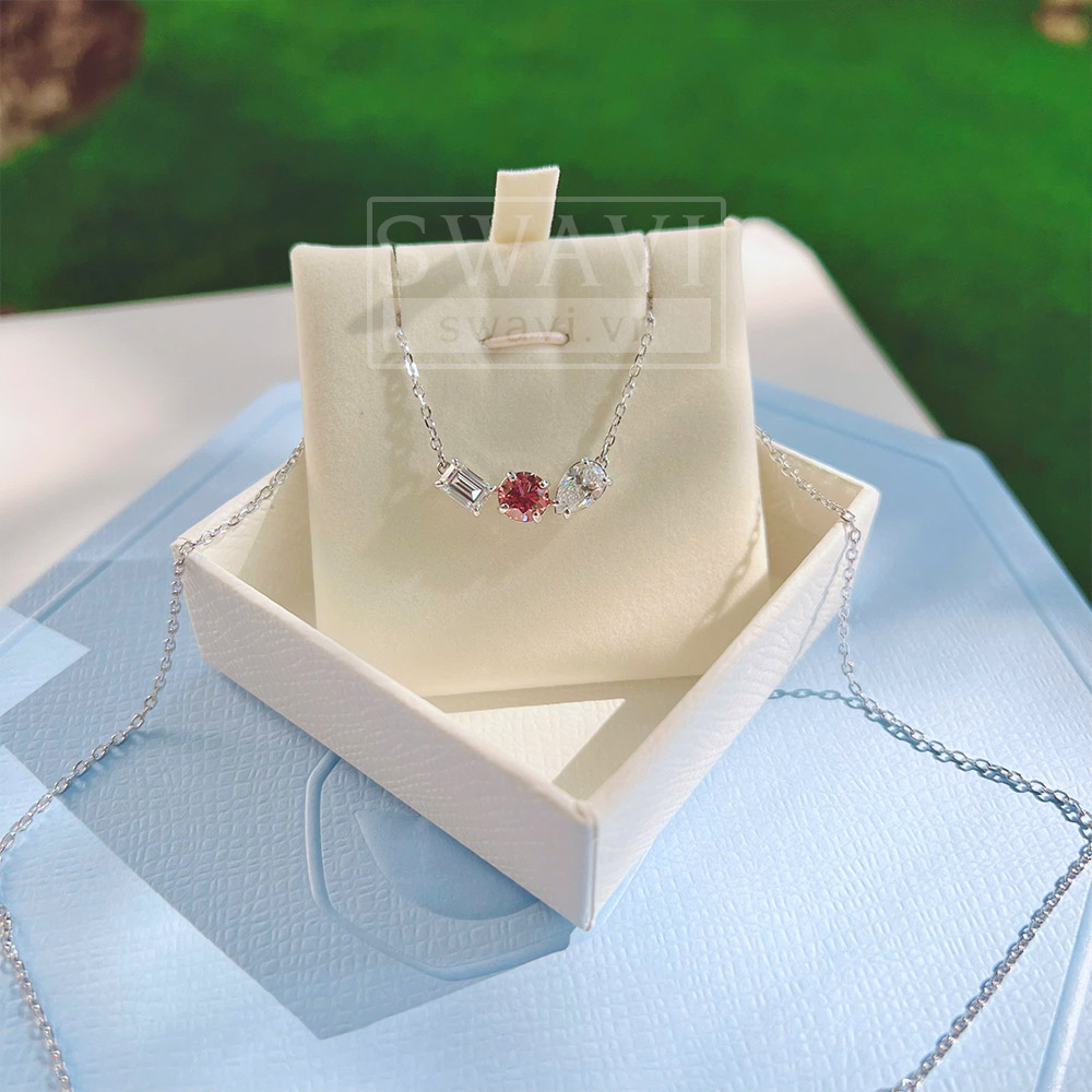 Chi tiết Zirconia hồng Swarovski 5668275 Mesmera