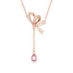 Dây chuyền Swarovski 5647569 Hyperbola Y pendant nơ hồng