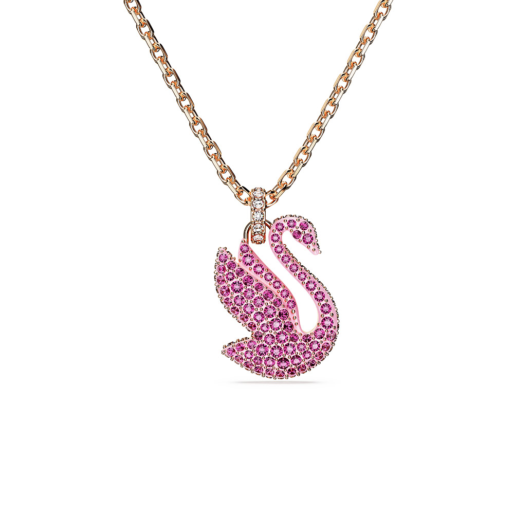 Dây chuyền Swarovski 5647552 Swan pendant thiên nga hồng