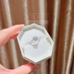 Nhẫn Swarovski 5717930 Una Angelic ring hình chụp thật