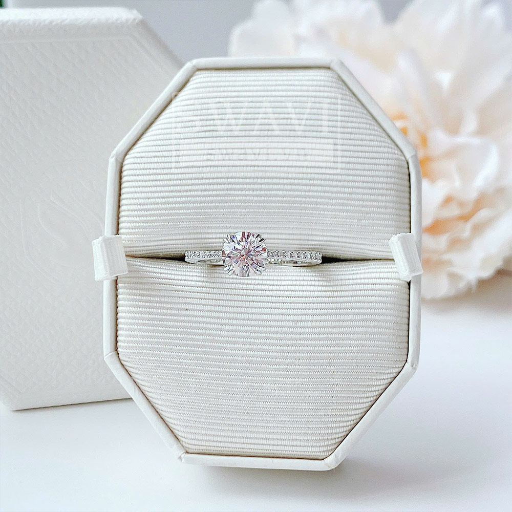 Nhẫn Swarovski 5717936 Stilla cocktail ring góc nghiêng