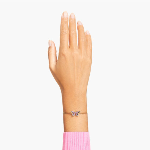 Lắc tay Swarovski 5670053 Idyllia khi đeo trên cổ tay
