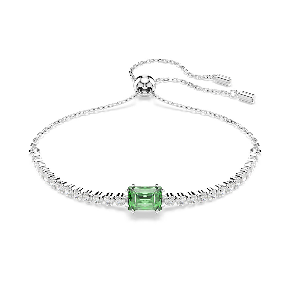 Lắc tay Swarovski 5693411 Matrix bracelet Zirconia xanh lá