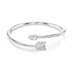 Vòng tay Swarovski 5737262 Idyllia bangle mũi tên trắng