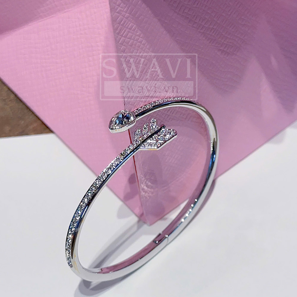 Vòng tay Swarovski 5737262 Idyllia bangle góc nghiêng