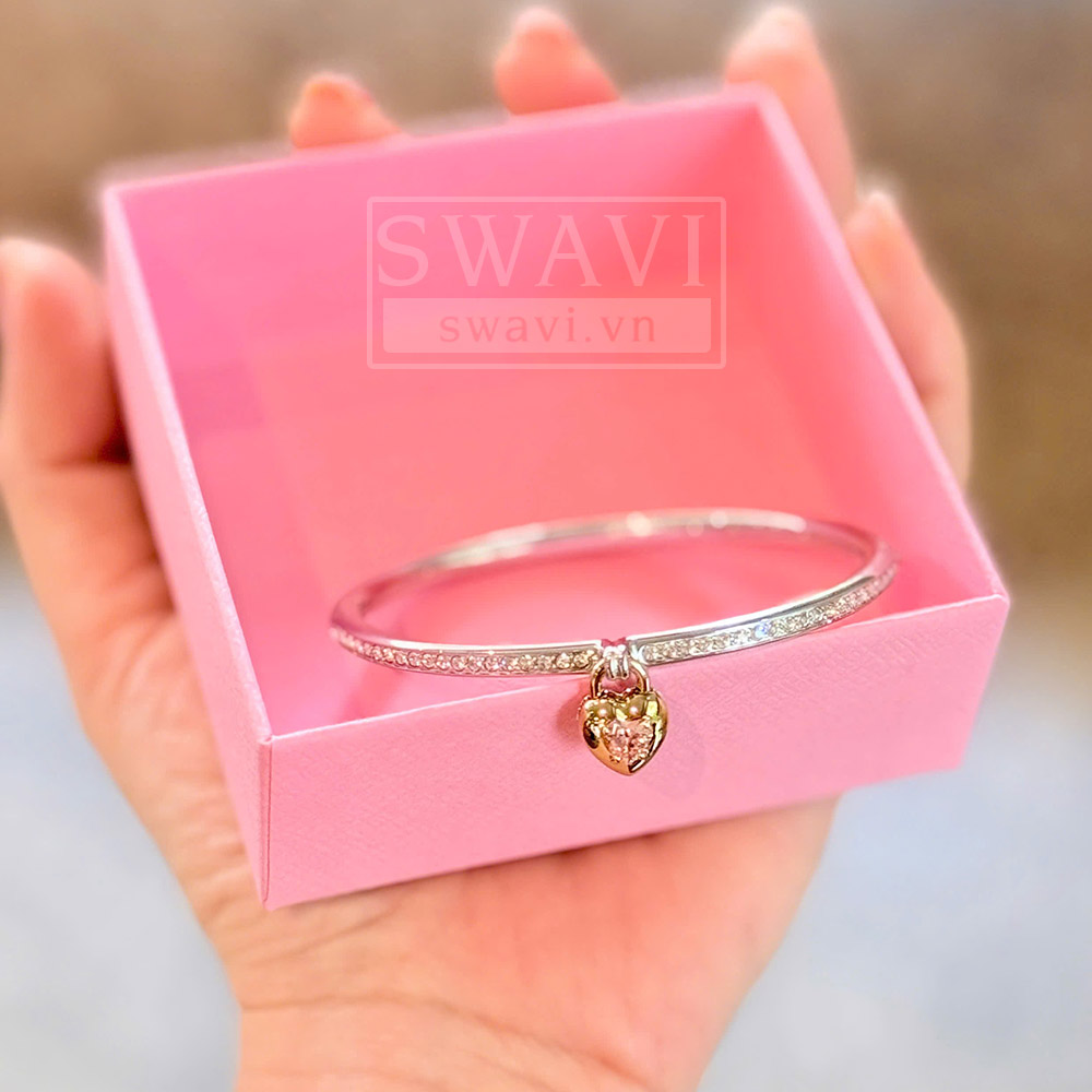Vòng tay Swarovski 5737267 Idyllia bangle hình chụp thật